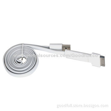 2-in-1 USB Charging Cable for iPhone, Samsung, iPad, Perfect for Charging